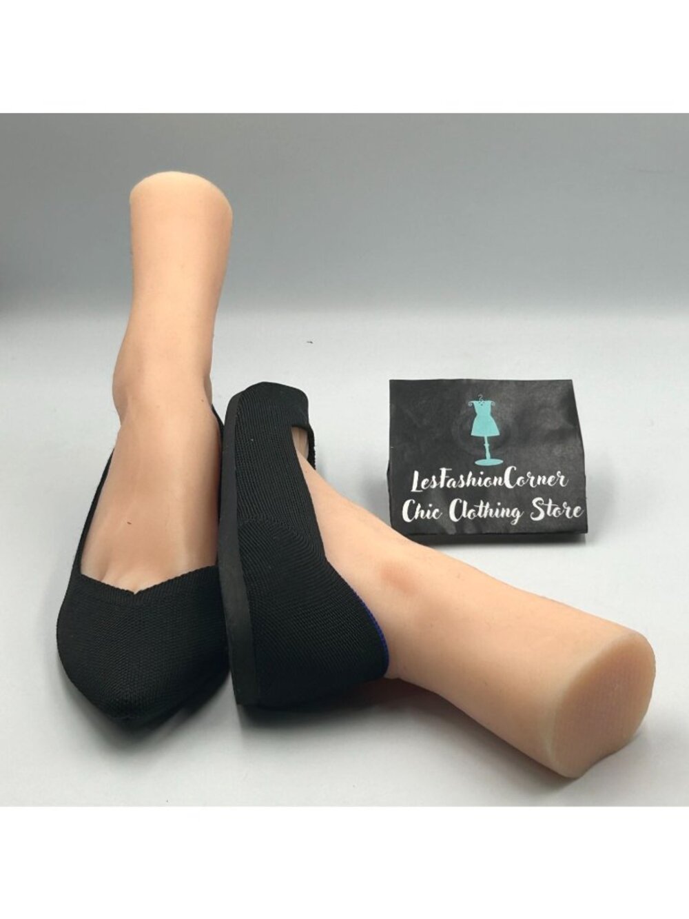 Rothy's Women's Black The Pointed Toe Knit Ballet Flats Size 11 3332 - Picture 10 of 16